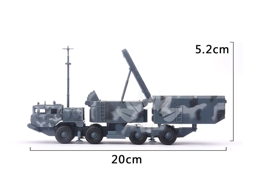 1/72 4D Собранный двухкомпонентный русский S300 зенитный ракета-носитель 3 в 1 Радар Военная игрушка украшения грузовик модель наборы