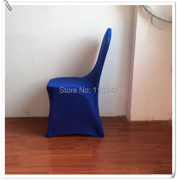 2016 Горячая Распродажа и горячая распродажа! 100 шт. синие чехлы на стулья из