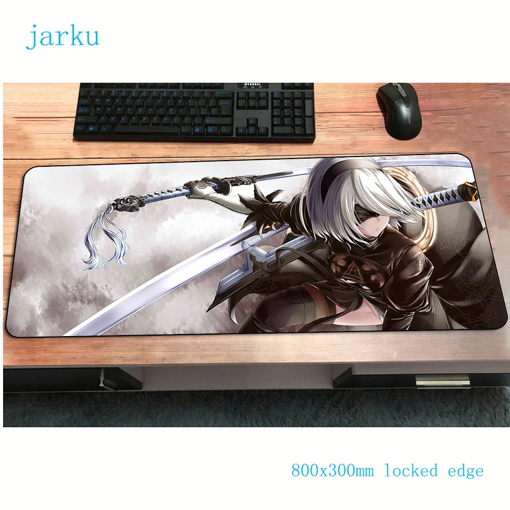Коврик для мыши NieR Automata 800x300x3 мм коврик нетбука компьютерный большой игровой