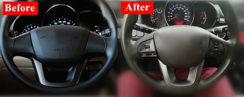 Для KIA RIO 2011- Многофункциональная кнопка управления рулевым колесом аудио переключатель громкости телефона для bluetooth автомобильные аксессуары