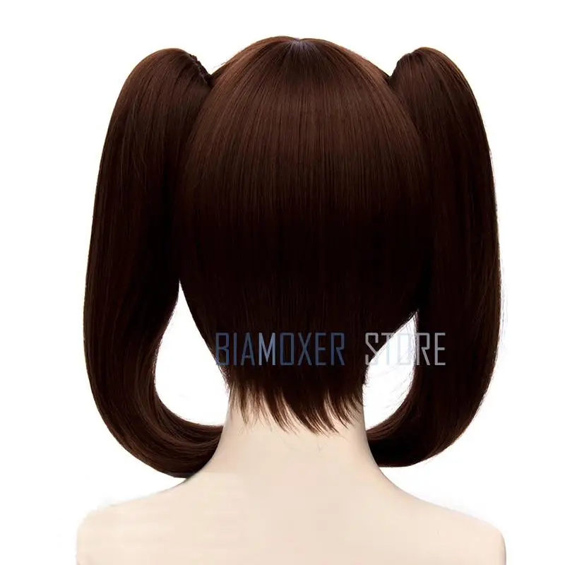 

Biamoxer The Seven Deadly Sins Diane Cosplay Wigs Brown Double Ponytails Heat Resistant Synthetic Hair Perucas Cosplay Wig