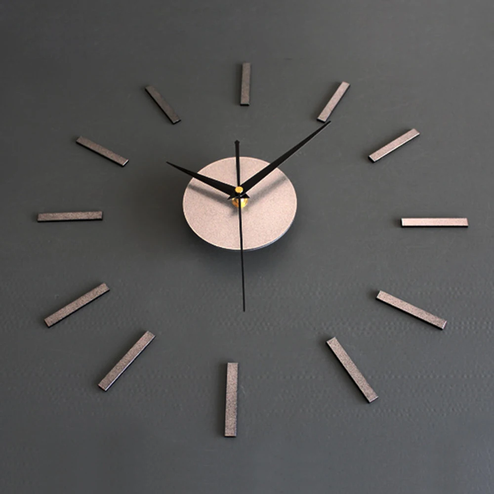 3D DIY домашний декор кварцевые Diy настенные часы Horloge для гостиной металлические