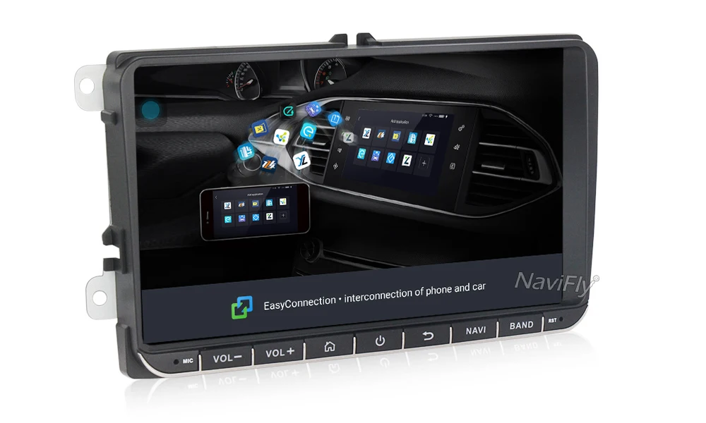 Android HD1024* 600 Автомобильный gps навигатор для Volkswagen Skoda Octavia golf 5 6 touran passat B6 polo tiguan мультимедийный плеер радио