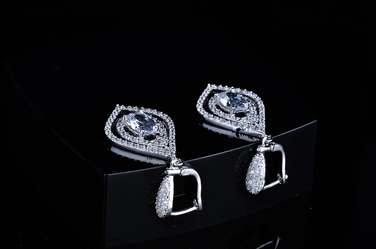 2015 китайский топ дизайн новейший AAA CZ висящие сережки GLE4649 | Украшения и