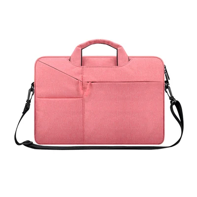 pink Сумка для ноутбука, чехол для Macbook air 13, сумка 15,6 дюймов, чехол для компьютера Xiaomi, huawei, hp, dell, портативный чехол - Цвет: pink