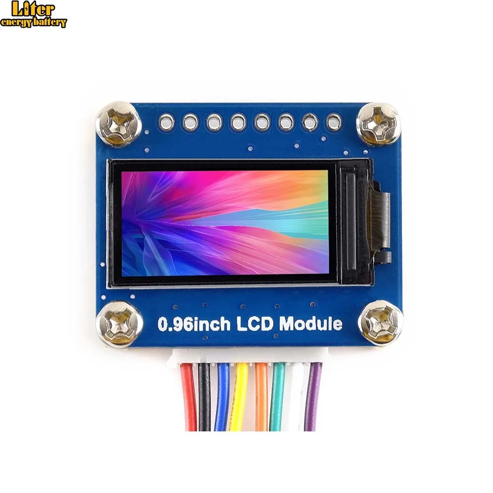 ЖК-дисплей 0 96 дюйма IPS-экран разрешение 160x80 HD интерфейс SPI со встроенным