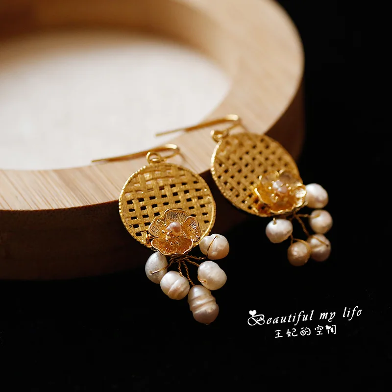 Drop Earring Freshwater Pearl Handmade Long Tassel Earrings Bohemia Charm Fine Jewellery | Украшения и аксессуары