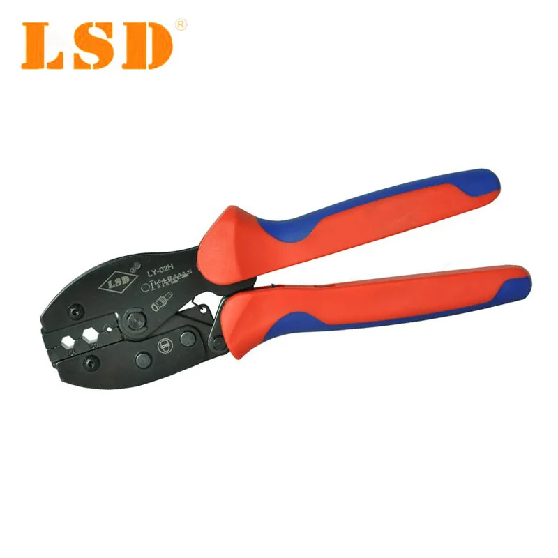 LY-02H High Quality Hand Crimping tools for crimping coaxical cables Fiber optic, Belden 8279 Electrical Ratchet Pliers crimper