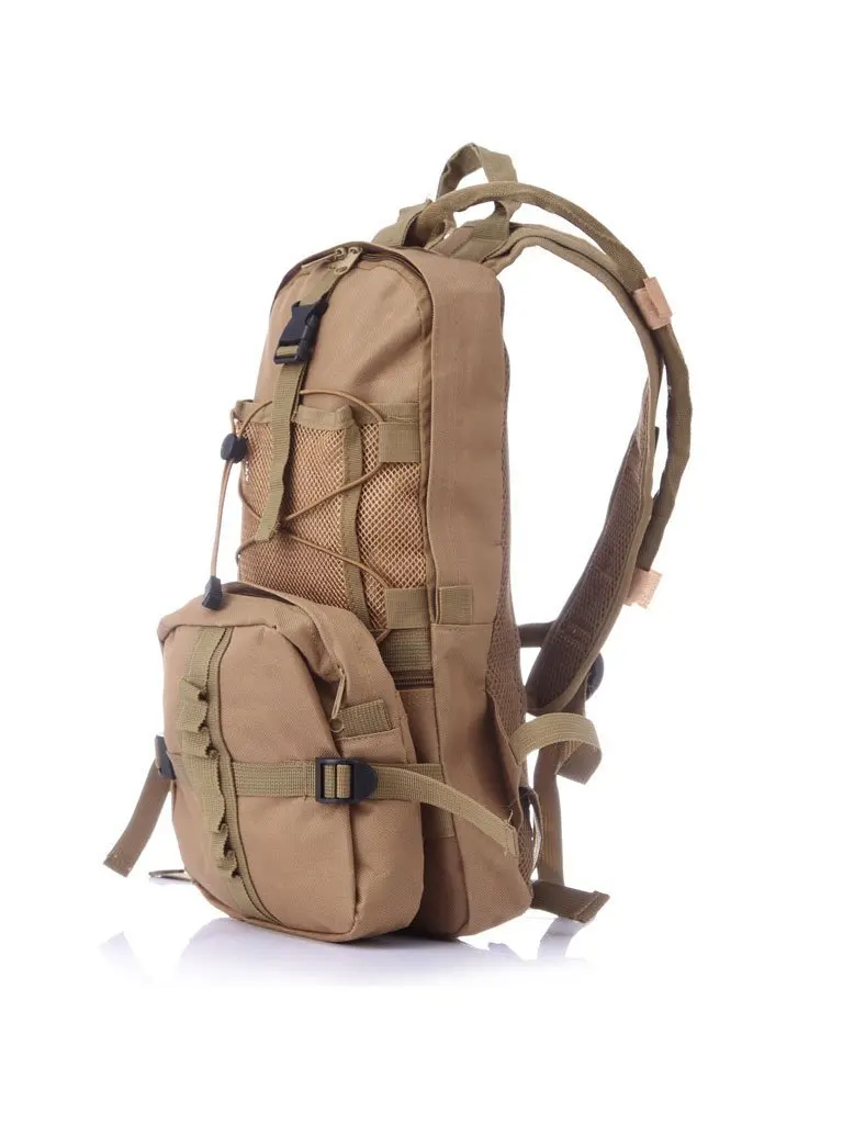Портативный Molle тактический рюкзак с гидрационной системой 2.5L воды спальный мешок для кемпинга Пеший Туризм велосипедов мочевого пузыря сумка спасательн