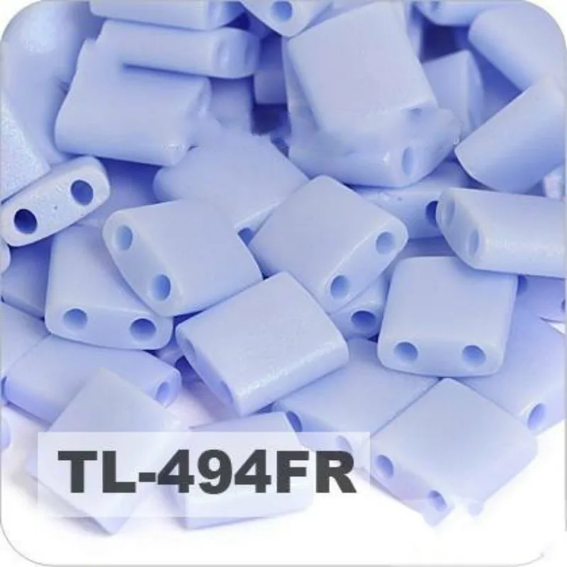 TL494FR Taidian Lapis синий Непрозрачный Матовый Miyuki Tila Стекло Seedbeads для DIY кисточка Браслеты Делая 5x5x1,9 мм 3 грамм около 36 шт - Цвет: TL494FR