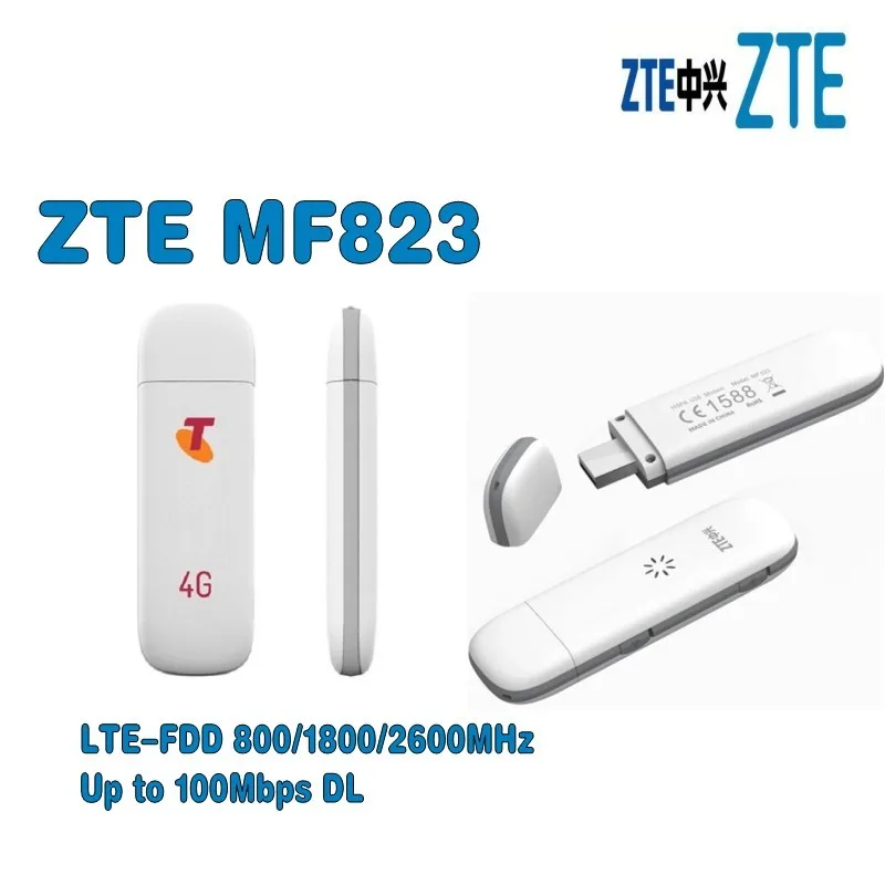 Z T E MF823 100 / 4G LTE  USB   SurfStick    2  4g