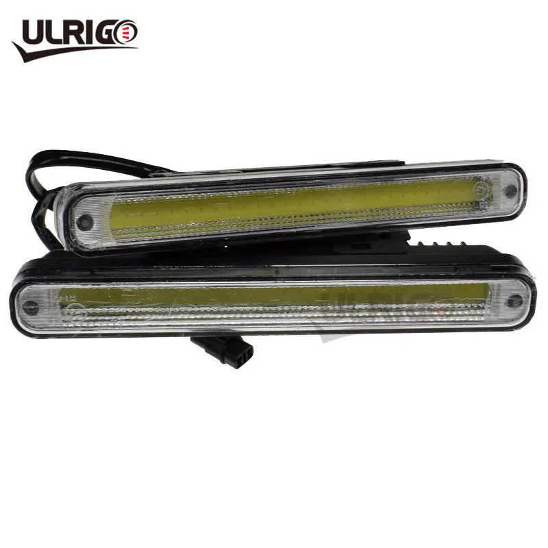 2 шт. Universel Etanche COB Feux de jour Led DRL directeurs Brouillard Conduite Lampe pour Voitures Cool Blanc 12 V 1200LM
