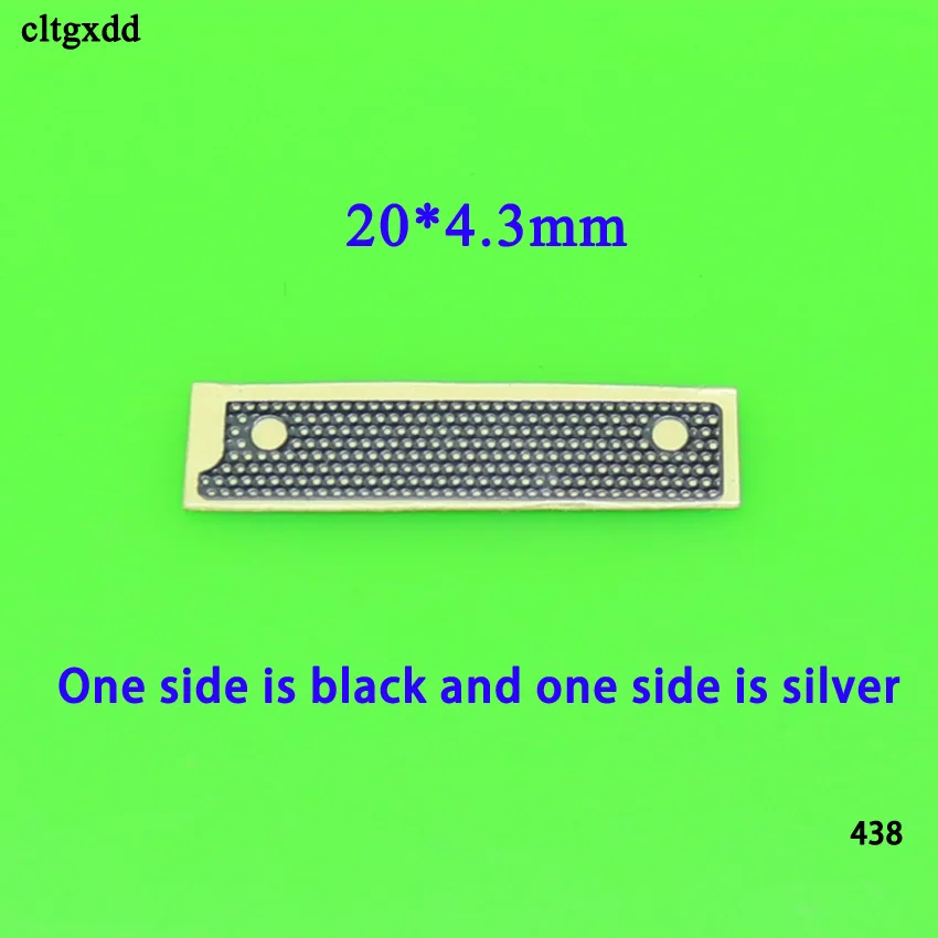 20x4.3mm Cltgxdd 10 шт., универсальная Ушная сетка для всех китайских брендов смартфонов, клейкая Ушная колонка, динамик, защита от пыли, сетка для экрана - Цвет: 20x4.3mm