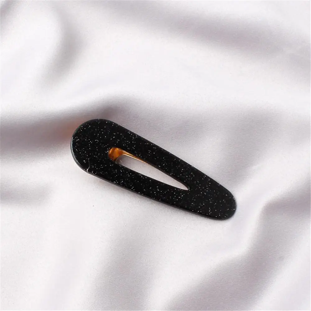 Style G M MISM INS Новые девушки полые капли Акриловые зажимы для волос Головные уборы блестящие оловянные фольга шпильки с блестками аксессуары для волос для женщин - Цвет: Style G