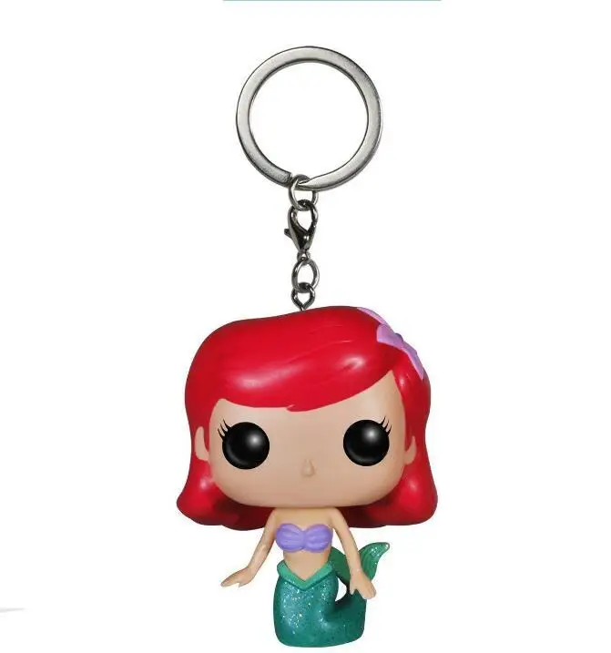 Игрушка-брелок Ариэль маленькая Русалочка ПВХ экшн-фигурка коллекционные