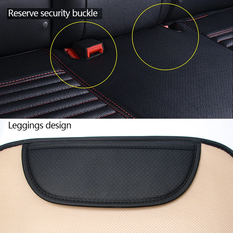 PU Leather Car Seat Cover Set Pad Mat Universal Automotive Vehicle Cushion for SUV Pick-up Truck Auto Accessories | Автомобили и