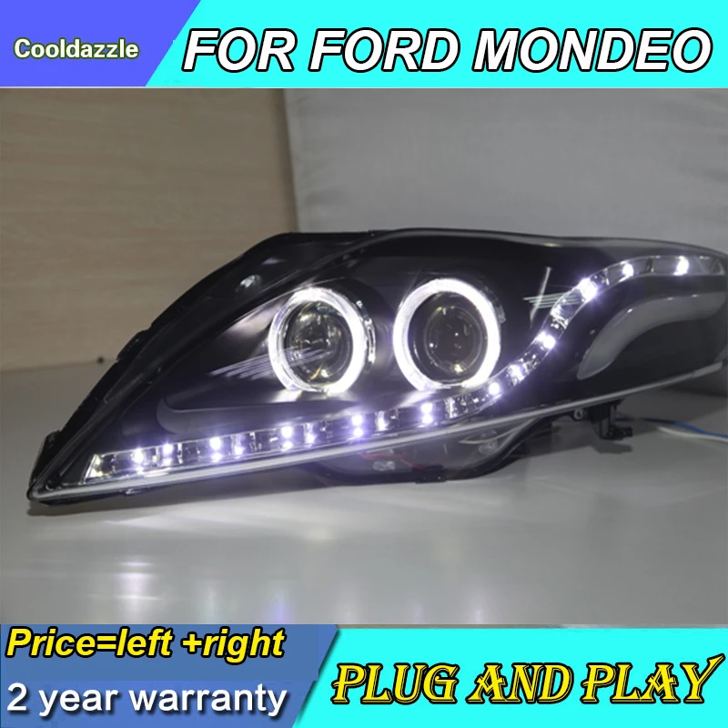 Светодиодный движущийся Поворотный Светильник для FORD Mondeo светодиодный фар 2007 2008