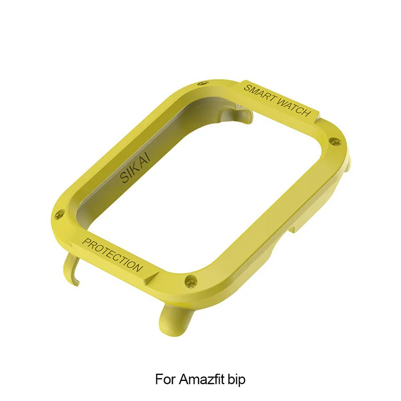 Чехол для Amazfit Bip Midong Pace 1 Stratos 2 Verge 3 Huami, чехлы для умных часов, SIKAI, защита, Жесткая Броня, бампер, ПК, цветной - Цвет: for Amazfit Bip