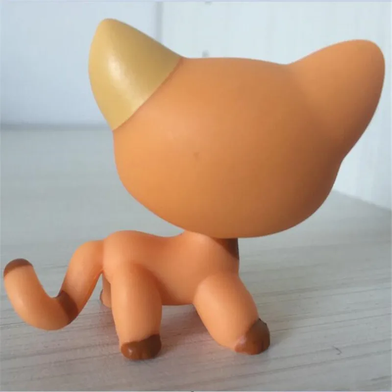 Магазин домашних животных Lps игрушки #852 желтые короткие волосы кошка старая