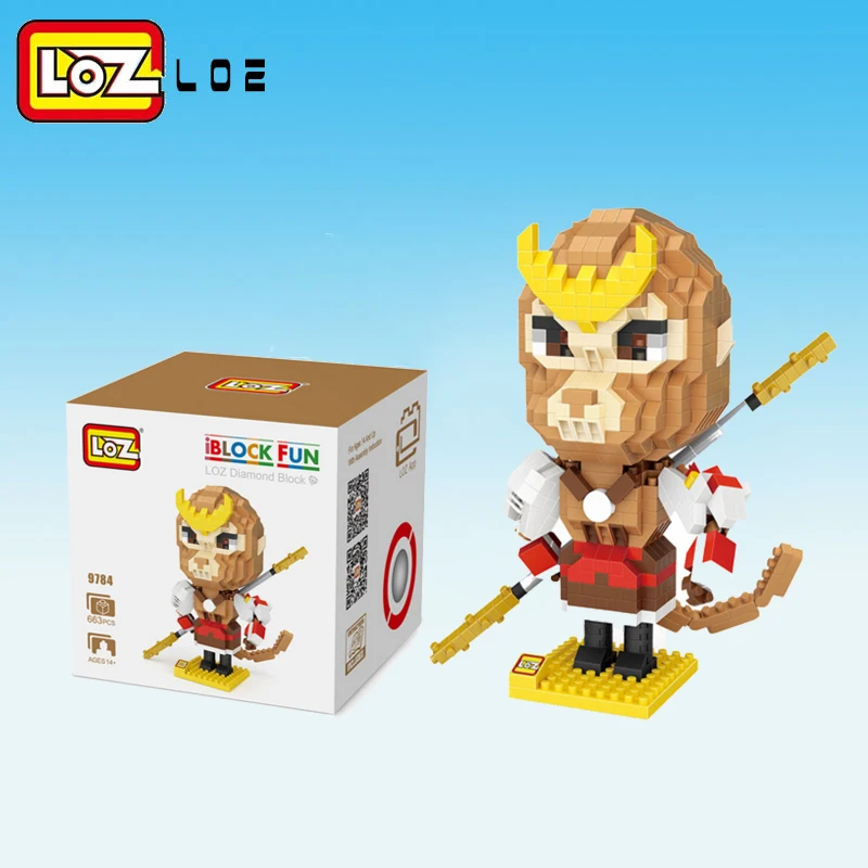Конструктор LOZ Hero серии сделай сам миниатюрные блоки из камня экшн-модель подарок