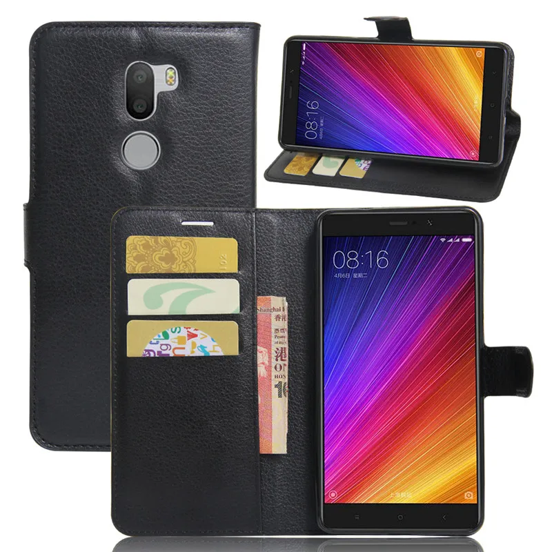 Роскошный чехол-книжка из силикона и кожи в стиле ретро с кошельком для Xiaomi Mi