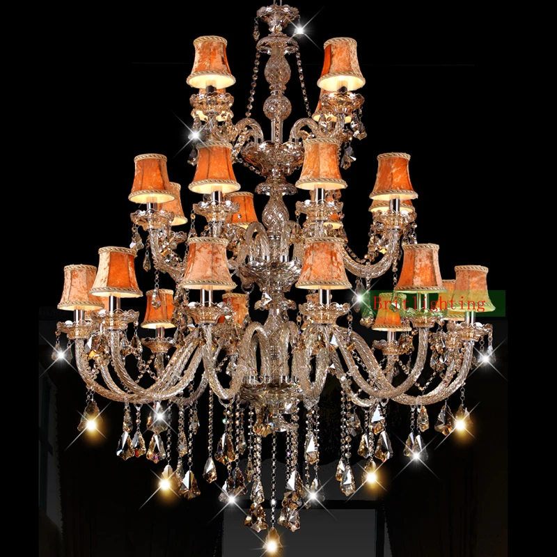 Латиноамериканские светильники из кованого железа 120 см * 150 см|amber crystal chandeliers|crystal