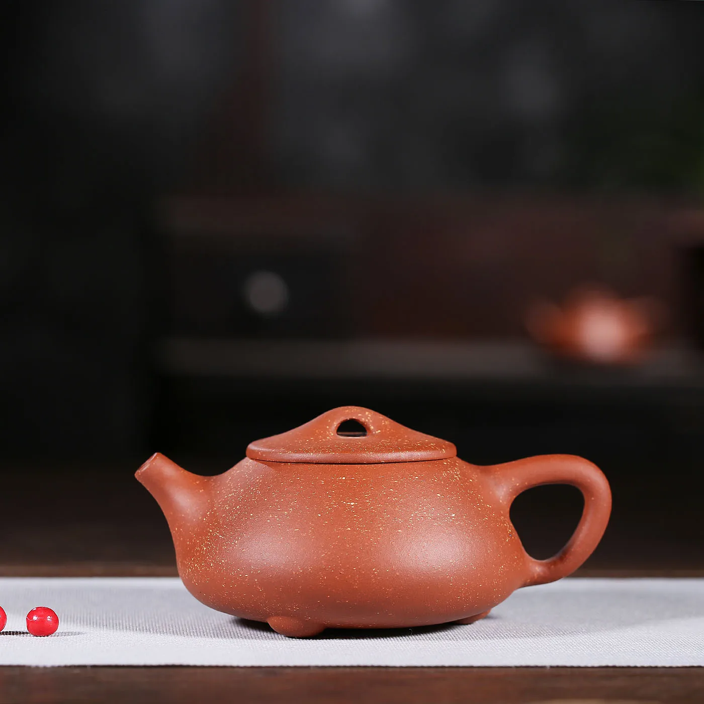 

Teapot Yixing Famous Raw Ore Dragon Blood Sand Ladle Pot Kungfu Online Travel Tea Set Gift Infusion Of Tea Kettle Wholesale
