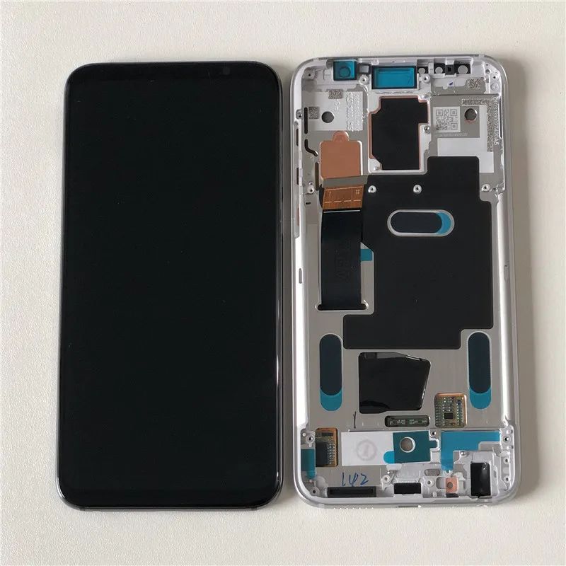M& Sen для 6," Meizu 16 16th M882Q Super AMOLED ЖК-дисплей+ сенсорная панель дигитайзер для Meizu 16 M882H ЖК-рамка