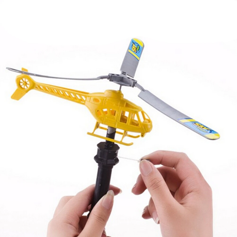 

1pcs High Quality Handle Pull The Plane Aviation Funny Cute Outdoor Toys For Children Baby Play Gift Model Aircraft Helicopter