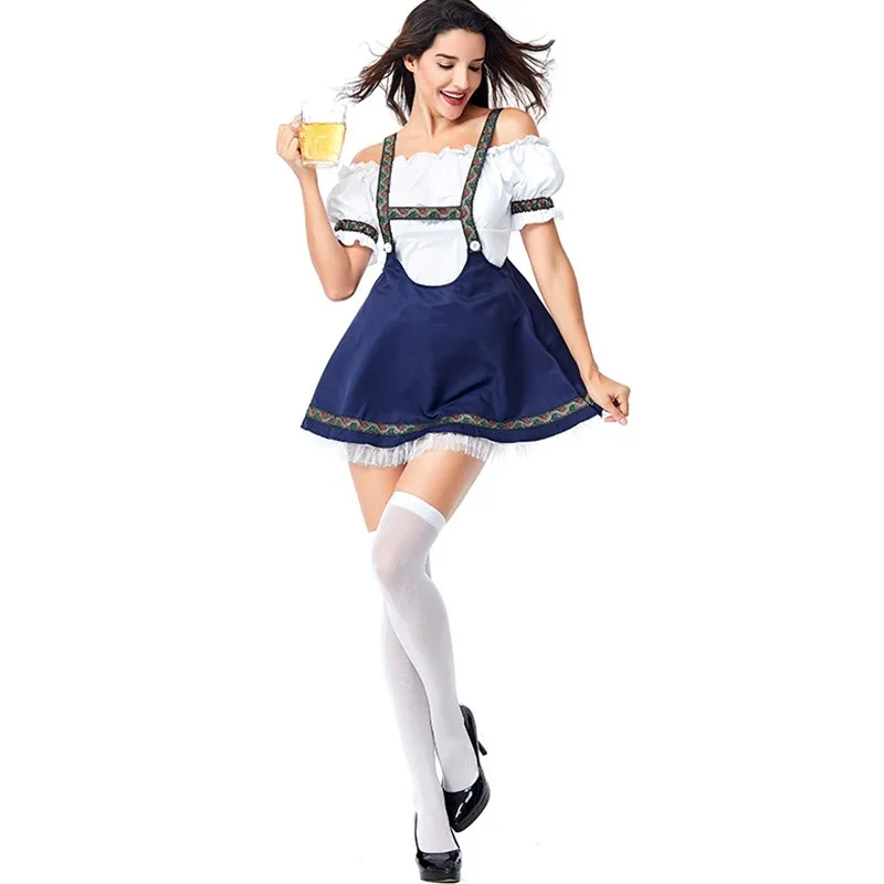 Сексуальное платье для взрослых Германия Октоберфест пиво девочка Dirndl на