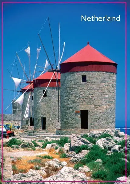 

Tourist Magnets SOUVEMAG At USD12,Holland Scenery Windmill Magnets 78*54mm Picture number 5175