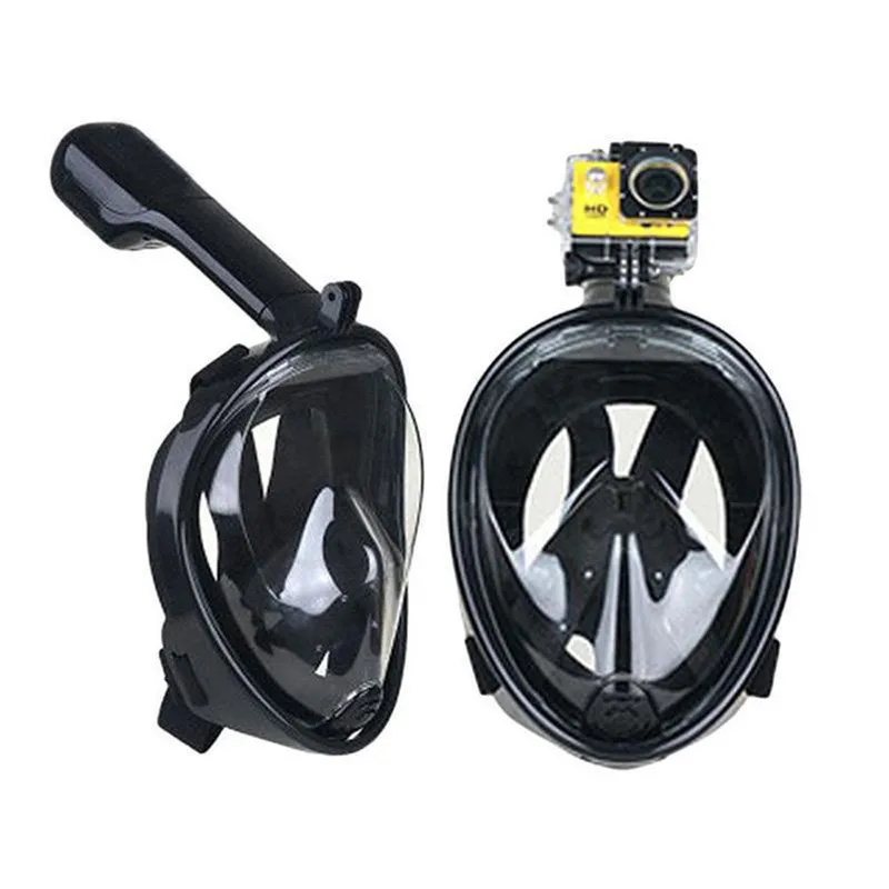 Подводный Анти Туман Маска для подводного плавания 2 в 1 анфас маска Gopro