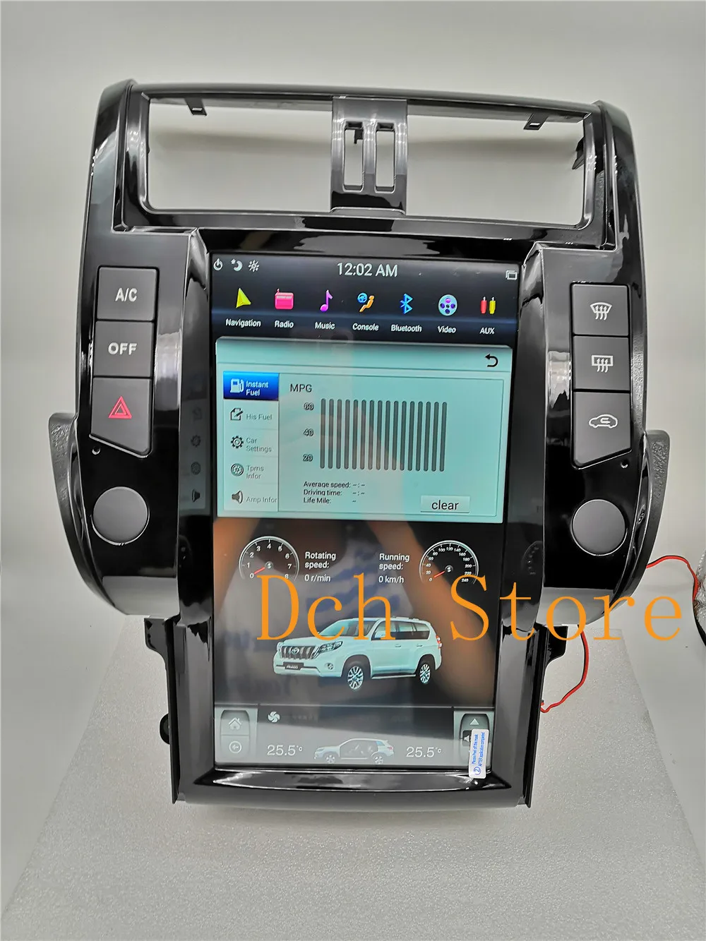 13,6 ''Tesla стиль Android 8,1 автомобильный dvd-плеер для Toyota Land Cruiser Prado 150 2010 2011 2012 2013 поддержка amplify 360 камера