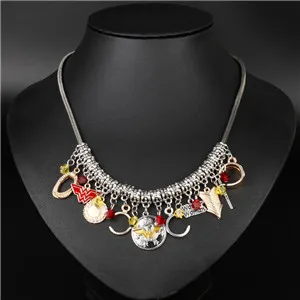 B Movie Series Jewelry DIY Nightmare Before Christmas Halloween Jack Stranger Thing Superhero Once Upon A Time Cosplay Necklace - Окраска металла: B