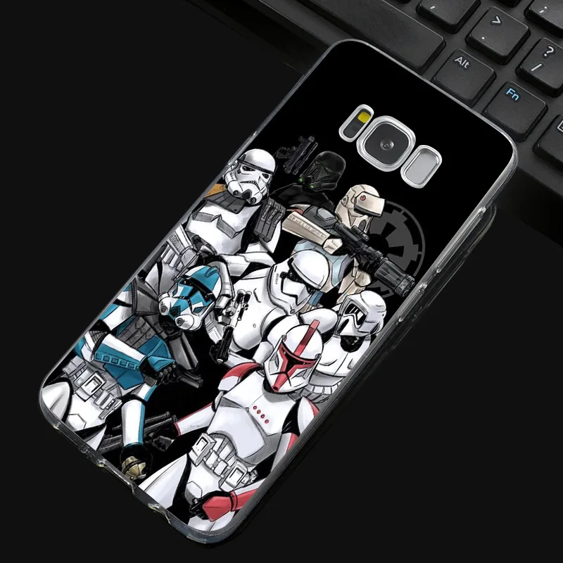 DREAMFOX N238 Star Wars Soft TPU Silicone Cover For Samsung Galaxy Note S 3 4 5 6 7 8 9 Edge Plus Grand Prime Case |