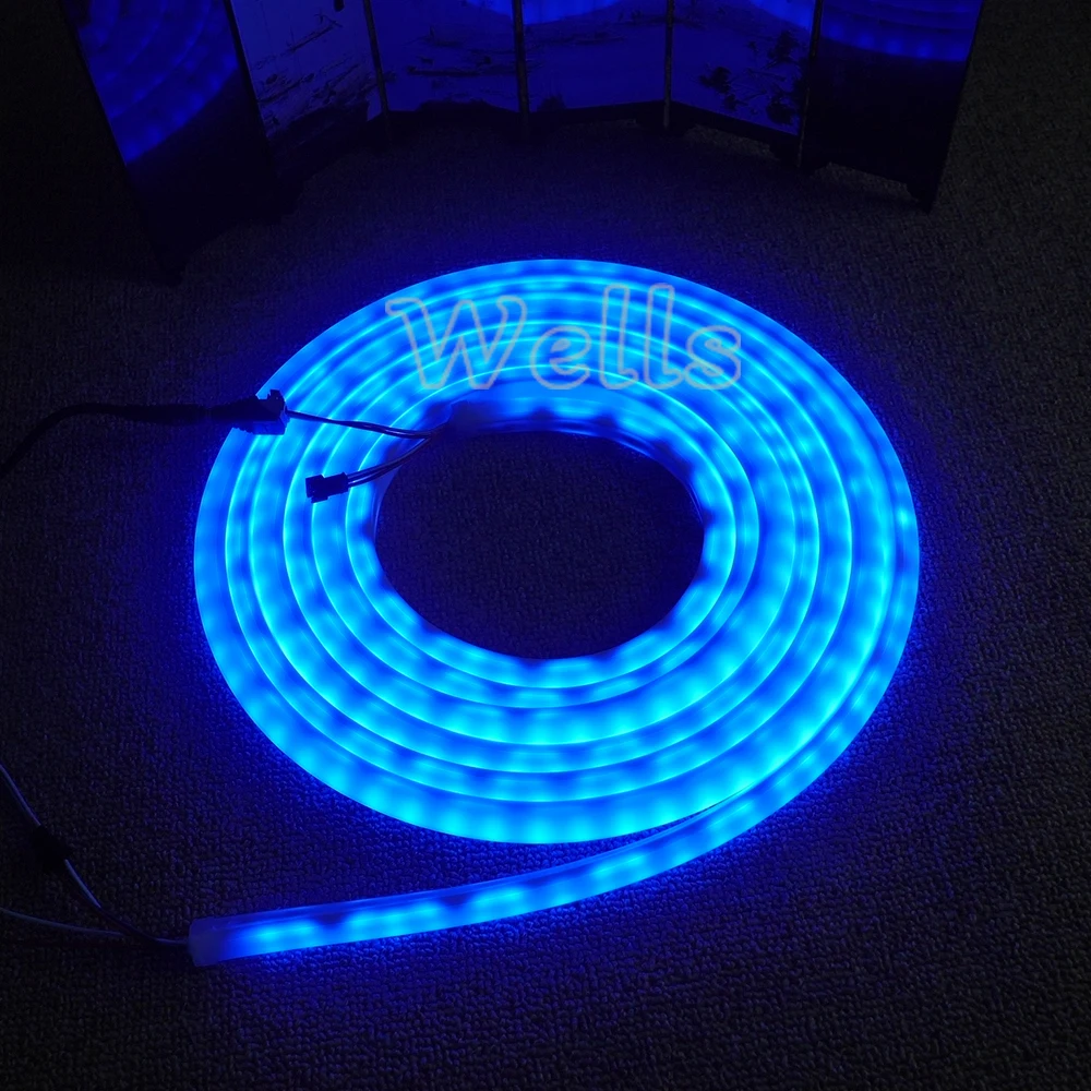 5 м/рулон высокое качество 60 светодиодов/м WS2811 гибкий неоновый цифровой RGB dream color