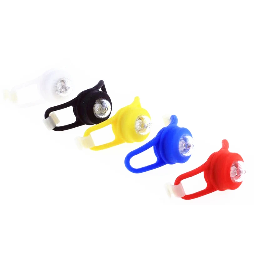 1pcs Mini Waterproof Silicone mountain Bike Light Cycling Beetle Warning lights Front Rear Tail Lamp Bicycle light BL8212 | Спорт и