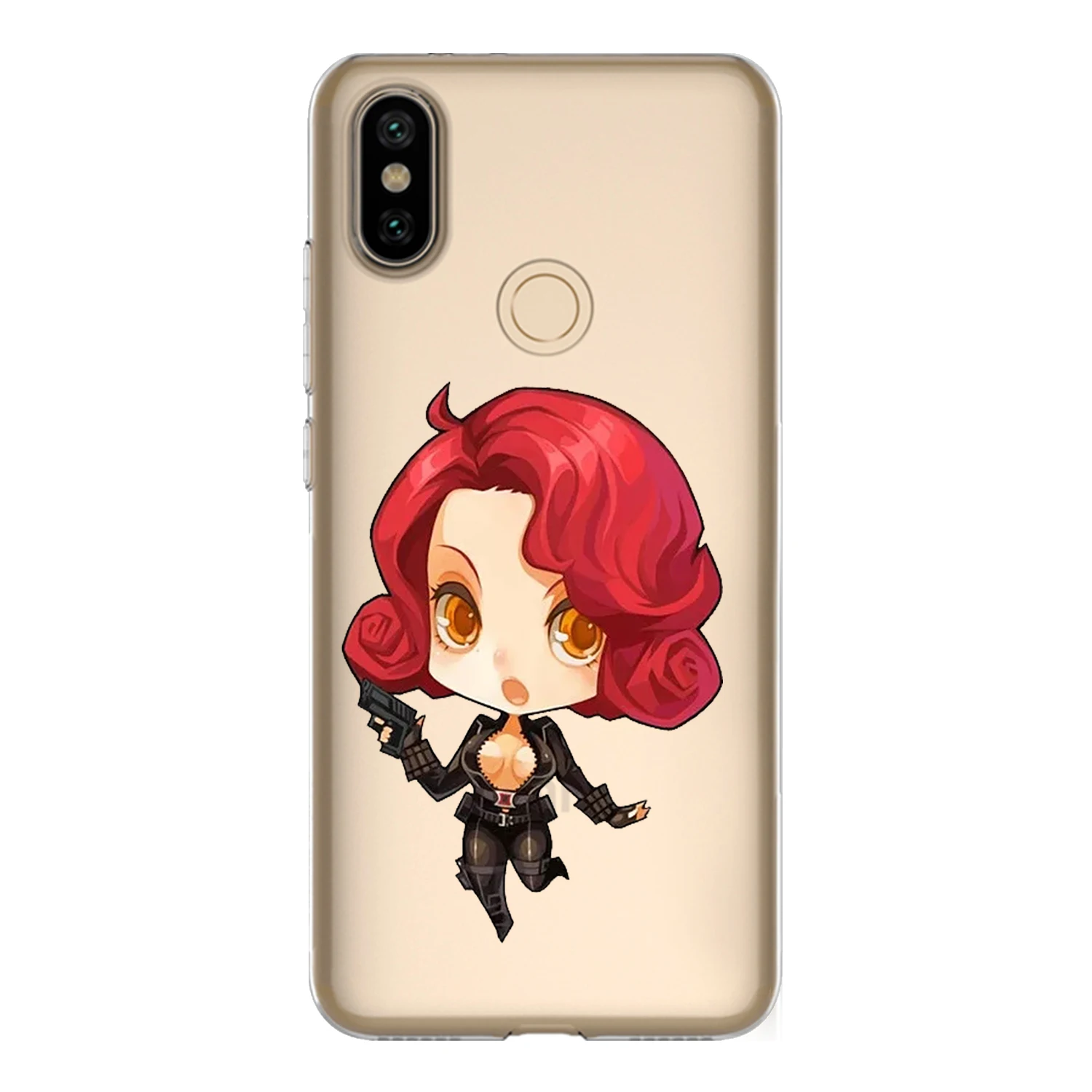Чехол для Xiaomi Mi A2 6X чехол 5 99 дюйма мягкий силиконовый милый мультяшный Железный
