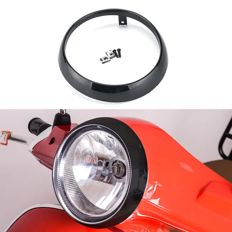 

Ободок для фар, накладка на кольцо, головная лампа, световое кольцо, Beze для Vespa Primavera 125 150 250 300 ABS