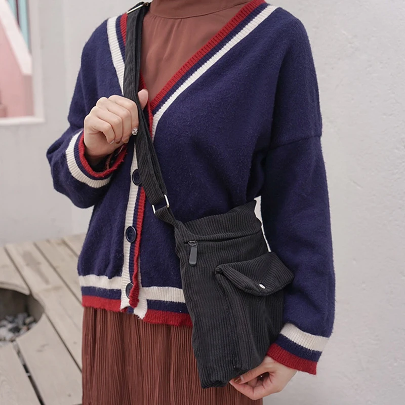 Маленькая женская сумка Вельветовая Сумочка однотонные сумки через плечо