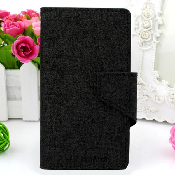 GENMORAL PU Leather Cover Card Holder Slot phone Bag Pouch Skin Shell Case Flip For Blackberry Z30 |