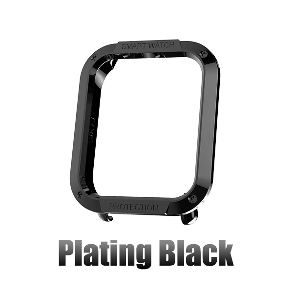 Plating Black Защитный чехол для часов SIKAI PC с покрытием для Xiaomi Huami Amazfit Bip BIT PACE Lite Youth Watch Cover Shell для Amazfit Bip Bit - Цвет: Plating Black