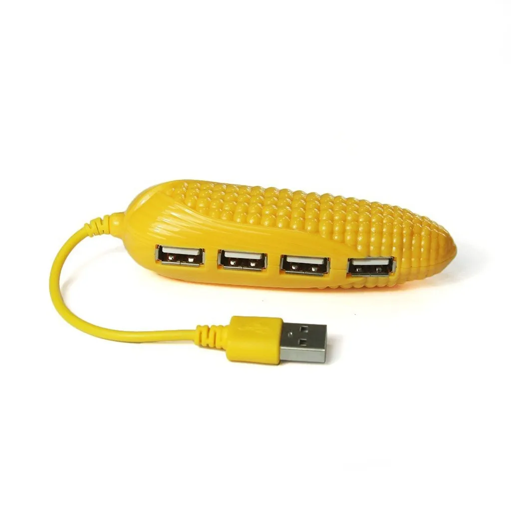 Мультфильм горох Овощной внешний 4-Порты и разъёмы USB 2 0 концентратор Зарядное