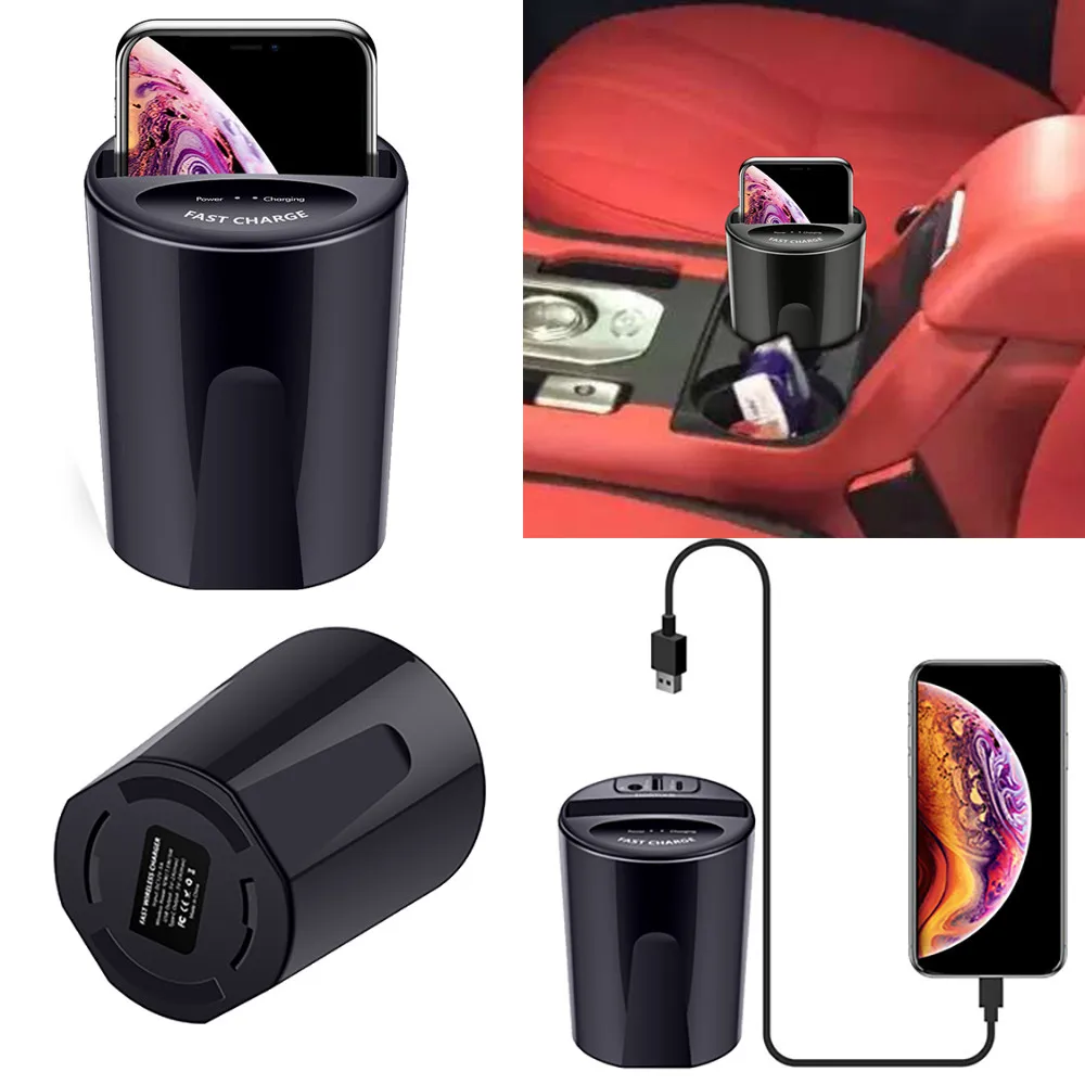 Беспроводное зарядное устройство Youbina QI держатель для зарядки USB IPhone 8/X/XS/XR/XS Max