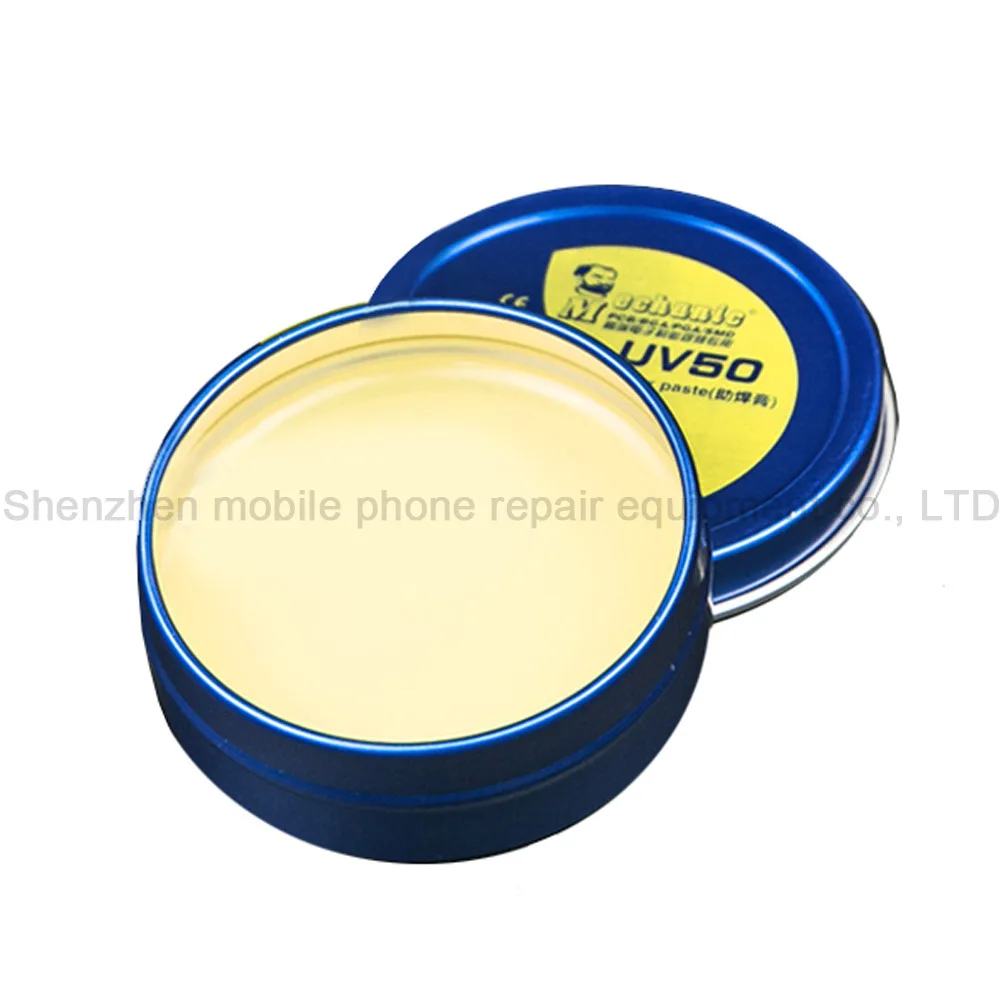 Механик UV50 без очистки 40 г ремонт флюс паяльной пасты пайки для PCB BGA PGA SMD Сварка Электрический паяльник ФЛЮСЫ