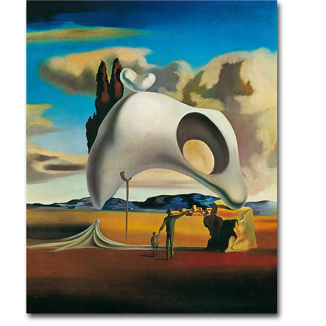 Художественный шелковые постеры Salvador Dali 13x16 24x30 дюймов абстрактная картина для