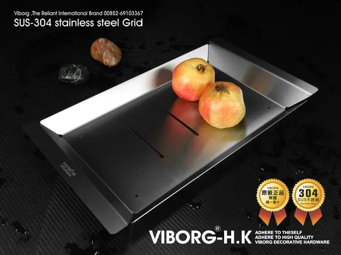 VIBORG Deluxe 420x240x30 мм SUS304 нержавеющая сталь Бессвинцовая кухонная раковина для