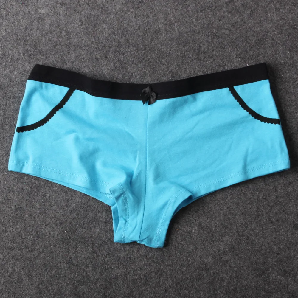 6 шт./Лот новые хлопковые короткие боксеры женские трусы шорты женское нижнее