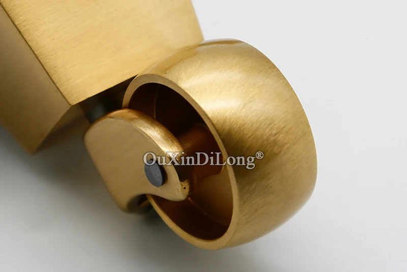 European Style 4PCS Heavy Duty Brass Furniture Casters Table Chair Sofa Furniture Mute Runners Rollers Universal Wheels 781Q
