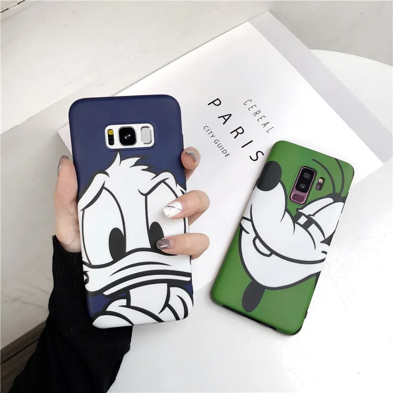 YHBBCASES пары телефон чехлы для samsung Galaxy S10 S8 S9 плюс крышка милый мультфильм животных мягкий чехол для samsung Note 8 9 чехол